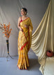 Load image into Gallery viewer, Kasturi Cotton Woven Saree Yellow Clothsvilla