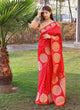 Load image into Gallery viewer, Rajkumarika Soft Silk Annam Woven Saree Red Clothsvilla