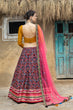 Load image into Gallery viewer, Indian Multi Color Lehenga With Digital Printed And Indian Tradition Design, Choli Has Fancy Work Chaniya Choli For Women ClothsVilla