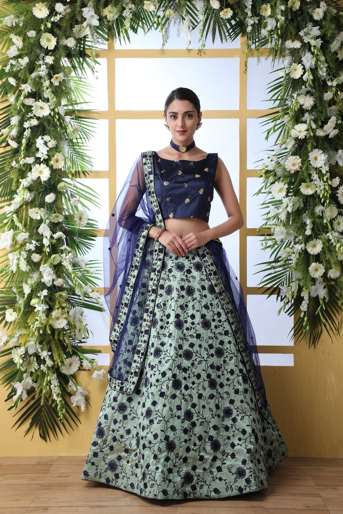 Stylish designer lehenga choli for party and wedding