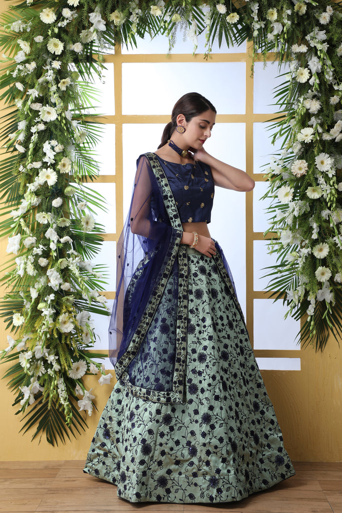 Indian Bridal Collection Wedding Party Wear Silk Lehenga Choli ClothsVilla