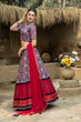 Load image into Gallery viewer, Indian Grey And Magenta Lehenga With Digital Printed And Indian Tradition Design, Choli Has Fancy Work Chaniya Choli For Women ClothsVilla