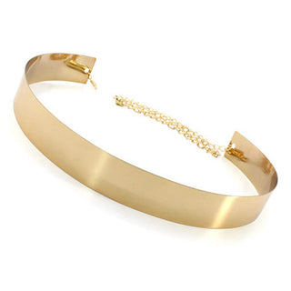 Indian Saree Gown Hip Waist Polished Plain Mirror Metal Chain Belt for Women ClothsVilla