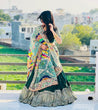 Load image into Gallery viewer, Innovative Green Color Georgette sequence Lehenga Choli Clothsvilla