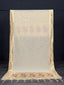 Cream Color Weaving Zari Work Jacquard Paithani Dupatta With Tassels Clothsvilla