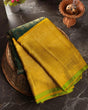Load image into Gallery viewer, Tempting Green Soft Banarasi Silk Saree With Luxuriant Blouse Piece KP