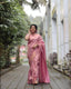 Bucolic Pink Soft Silk Saree With Forbearance Blouse Piece KP