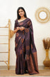 Load image into Gallery viewer, Chatoyant Purple Soft Silk Saree With Scrumptious Blouse Piece KP