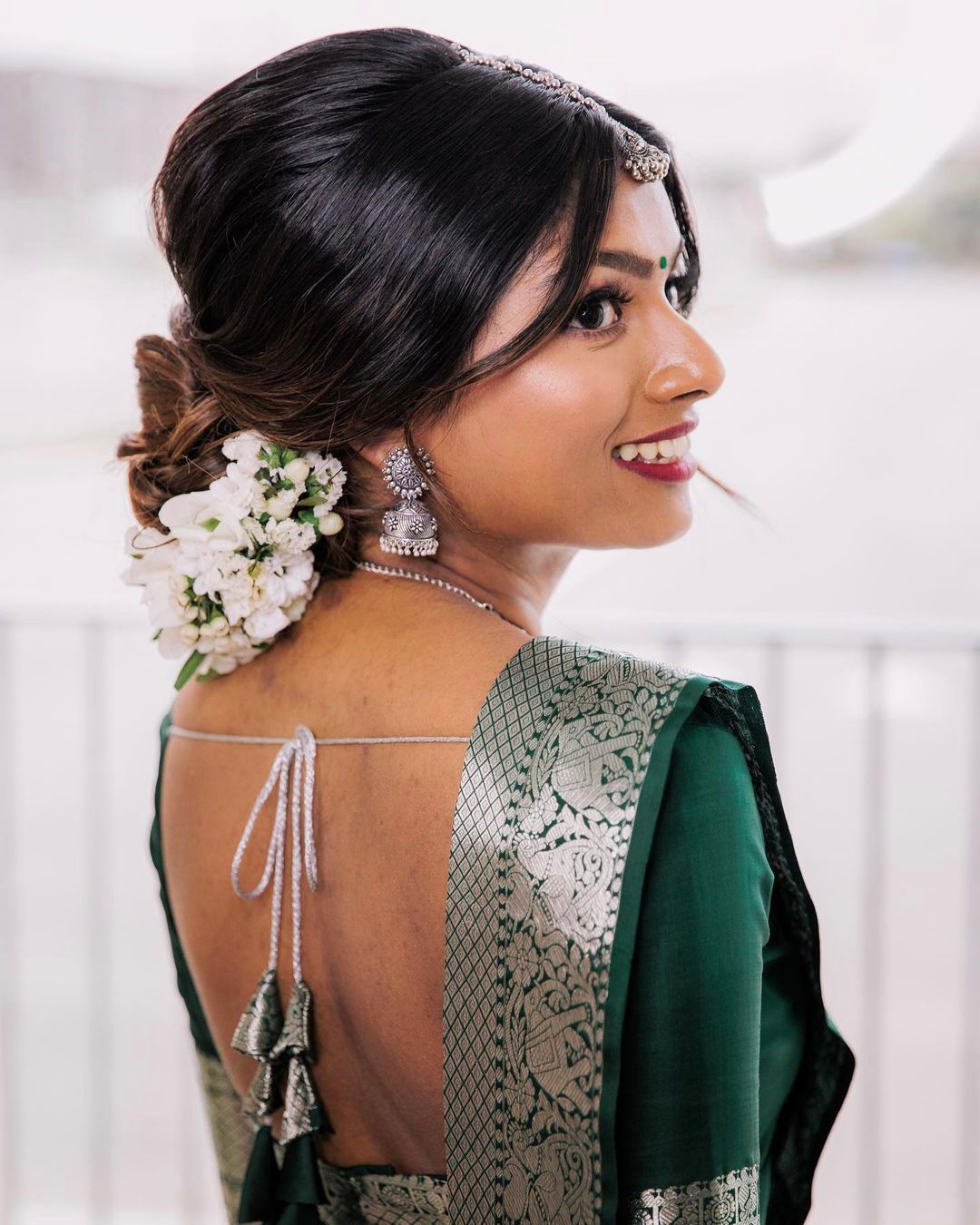Sizzling Dark Green Soft Banarasi Silk Saree With Beautiful Blouse Piece KP