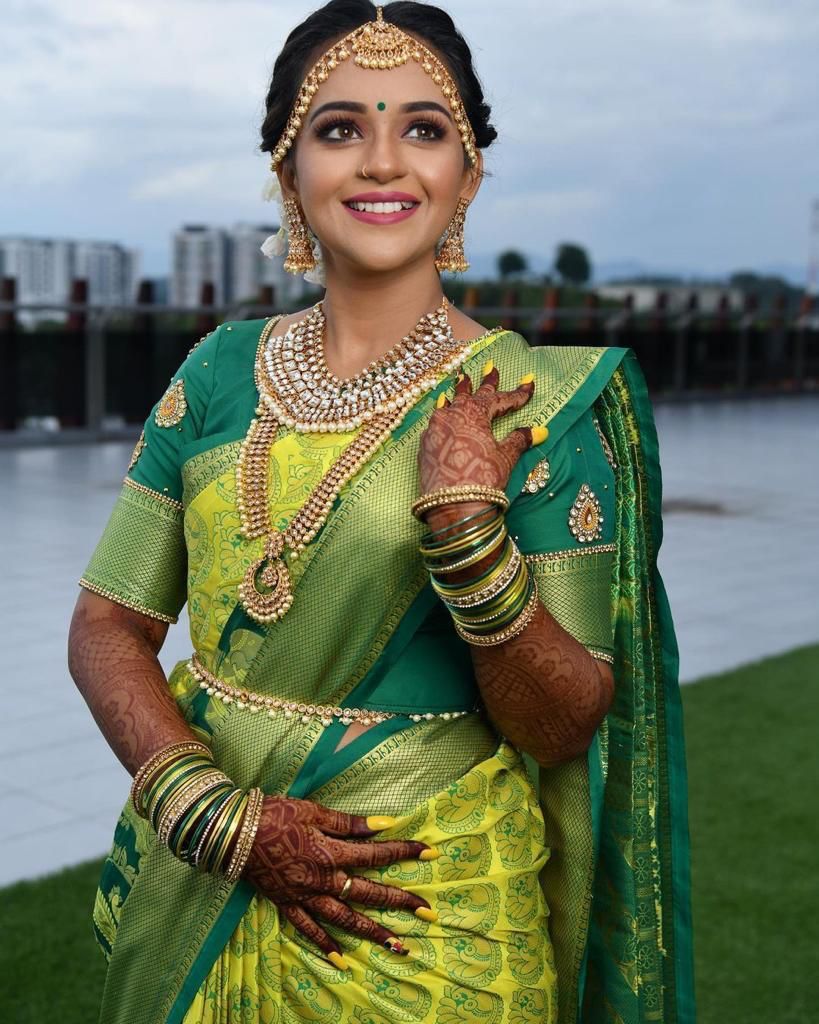 Staggering Lemon Soft Banarasi Silk Saree With Fairytale Blouse Piece KP