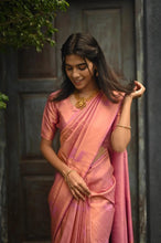 Load image into Gallery viewer, Unequalled Pink Soft Silk Saree With Snazzy Blouse Piece KP