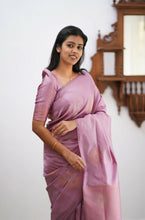 Load image into Gallery viewer, Snappy Baby Pink Soft Silk Saree With Stunning  Blouse Piece KP