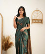 Load image into Gallery viewer, Precious Dark Green Soft Silk Saree With Classy Blouse Piece KP