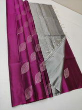 Load image into Gallery viewer, Petrichor Magenta Soft Silk Saree With Excellent Blouse Piece KP