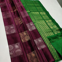 Load image into Gallery viewer, Felicitous Maroon Soft Silk Saree With Ideal Blouse Piece KP