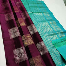 Load image into Gallery viewer, Pleasurable Wine Soft Silk Saree With Attractive Blouse Piece KP