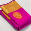 Load image into Gallery viewer, Stunning Dark Pink Soft Banarasi Silk Saree With Lissome Blouse Piece KPR