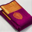 Susurrous Magenta Soft Banarasi Silk Saree With Lissome Blouse Piece KPR