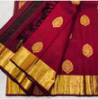 Load image into Gallery viewer, Blooming Maroon Soft Banarasi Silk Saree With Lissome Blouse Piece KPR
