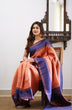 Load image into Gallery viewer, Evocative Pink Soft Silk Saree With Most Gossamer Blouse Piece KPR