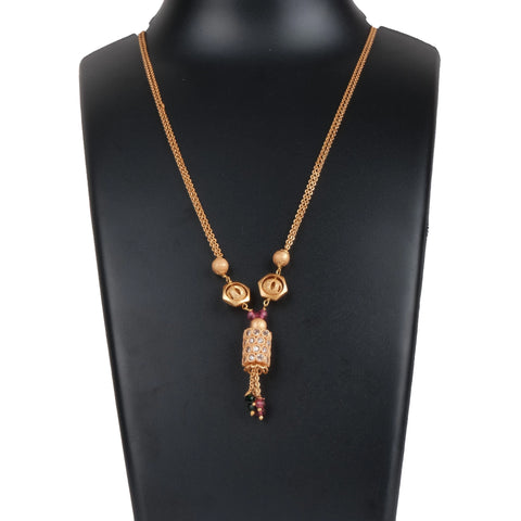 Latest Design Mangalsutra Brass Brass Brass Mangalsutra ClothsVilla Main image