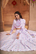 Load image into Gallery viewer, Lavender Jacquard Work with Koti Style Chaniya Choli for Navratri Festival ClothsVilla.com