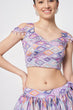 Load image into Gallery viewer, Lavender Chinon Silk Print With Sequins Work Lehenga Choli ClothsVilla.com