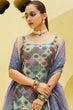 Load image into Gallery viewer, Lavender Chinon Silk Sequins Embroidered Work Lehenga Choli ClothsVilla.com