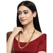 Load image into Gallery viewer, Laxmi Coin Necklace Gold-plated Plated Brass Chain ClothsVilla