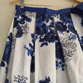 Lehenga Choli in Blue Color with Velvet Top and Silk ClothsVilla