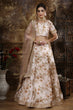 Load image into Gallery viewer, Light Peach Silk Indian Fashion Stylish Lehenga Choli Collection ClothsVilla.com