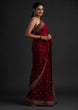 Load image into Gallery viewer, Maroon Color Art Silk Base Designer Saree With Sequins &amp; Dori Work Clothsvilla