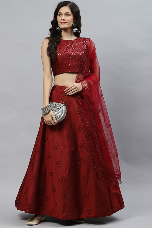 Low Price Offer Stylish Party Wear Lehenga Choli ClothsVilla.com