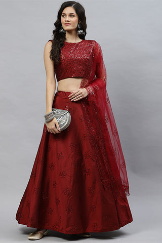 Low Price Offer Stylish Party Wear Lehenga Choli ClothsVilla.com