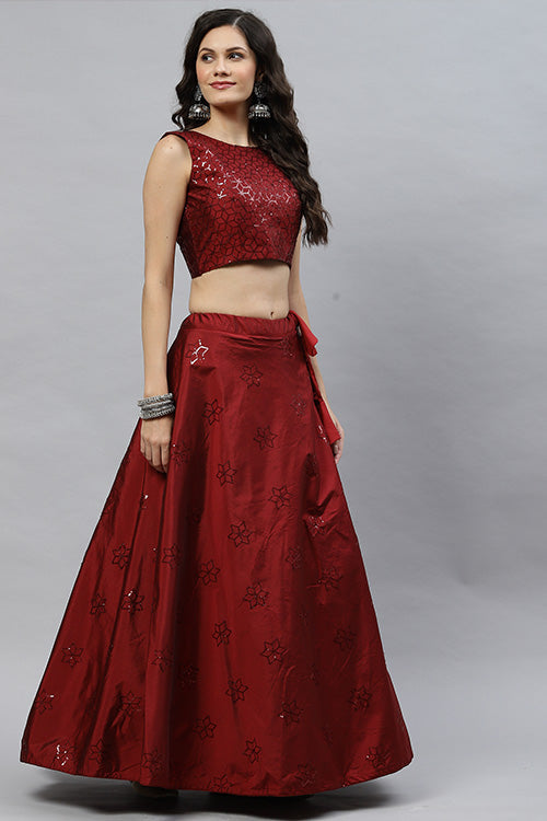 Low Price Offer Stylish Party Wear Lehenga Choli ClothsVilla.com