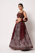 Load image into Gallery viewer, Maroon Art Silk Sequince Embroidered Work Lehenga Choli ClothsVilla.com