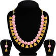 Load image into Gallery viewer, Metal Jewel Set (Pink, Gold) ClothsVilla