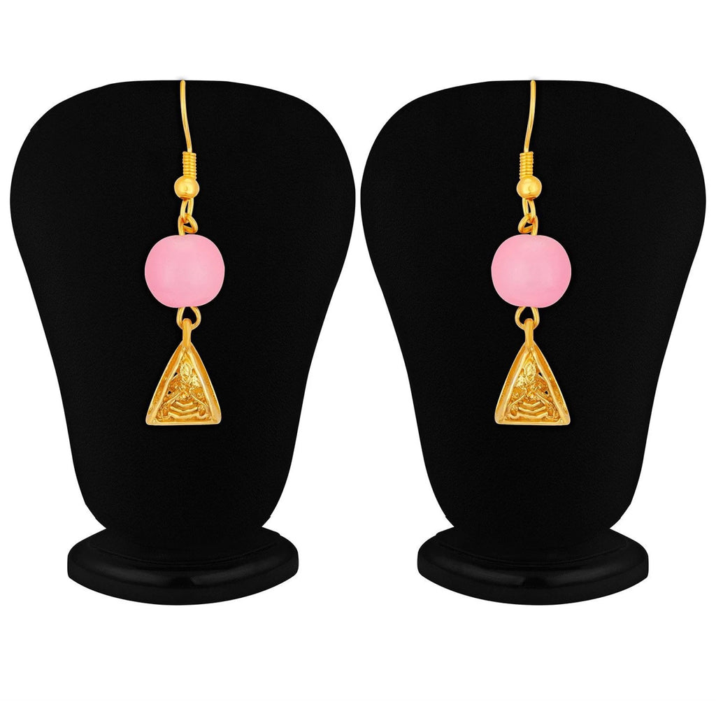 Metal Jewel Set (Pink, Gold) ClothsVilla
