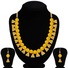 Load image into Gallery viewer, Metal Jewel Set (Yellow, Gold) ClothsVilla