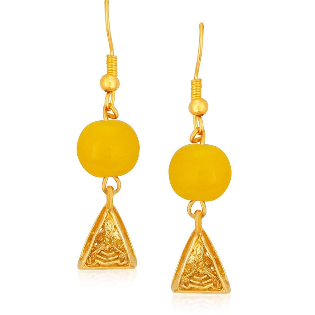 Metal Jewel Set (Yellow, Gold) ClothsVilla