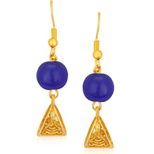 Load image into Gallery viewer, Metal Jewel Set (Blue, Gold) ClothsVilla