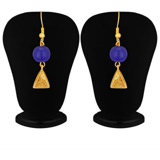 Metal Jewel Set (Blue, Gold) ClothsVilla