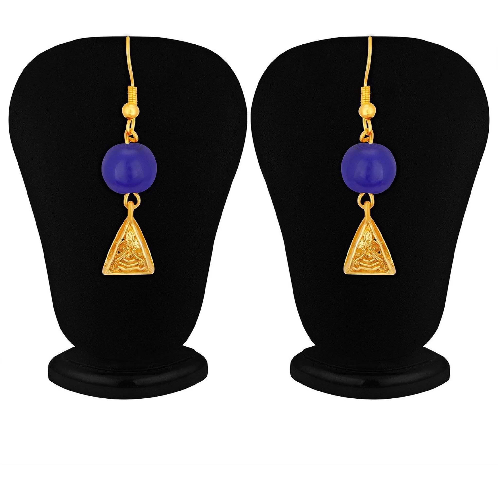 Metal Jewel Set (Blue, Gold) ClothsVilla