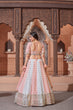 Load image into Gallery viewer, Multi Color Lehenga With Georgette Fabric And Thread With Sequince Embroidered Work And Heavy Can-Can Lehenga For Wedding And Party Wear ClothsVilla