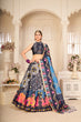 Load image into Gallery viewer, Multicolor Silk Wedding Lehenga Choli In Digital Print ClothsVilla