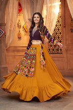 Load image into Gallery viewer, Mustard Yellow Koti Style Traditional Chaniya Choli Collection ClothsVilla.com