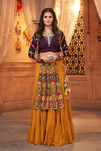 Load image into Gallery viewer, Mustard Yellow Koti Style Traditional Chaniya Choli Collection ClothsVilla.com