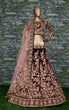 Load image into Gallery viewer, Exceptional Maroon Colored Wedding Wear Embroidered Lehenga Choli ClothsVilla