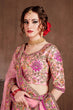 Load image into Gallery viewer, Arresting Pastel Pink Colored Bridal Wear Designer Embroidered Lehenga choli Clothsvilla