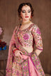Load image into Gallery viewer, Arresting Pastel Pink Colored Bridal Wear Designer Embroidered Lehenga choli Clothsvilla